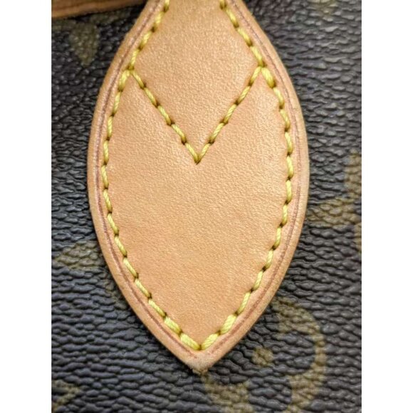 Pre-owned Louis Vuitton Monogram Neverfull MM Tote Bag Brown Beige - Picture 12 of 14